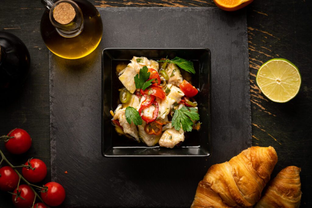 Marinata de biban Meniu George's Fisheries