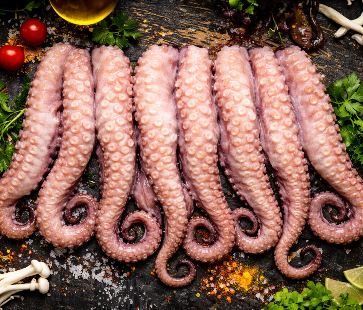 Caracatiță fiartă a la George